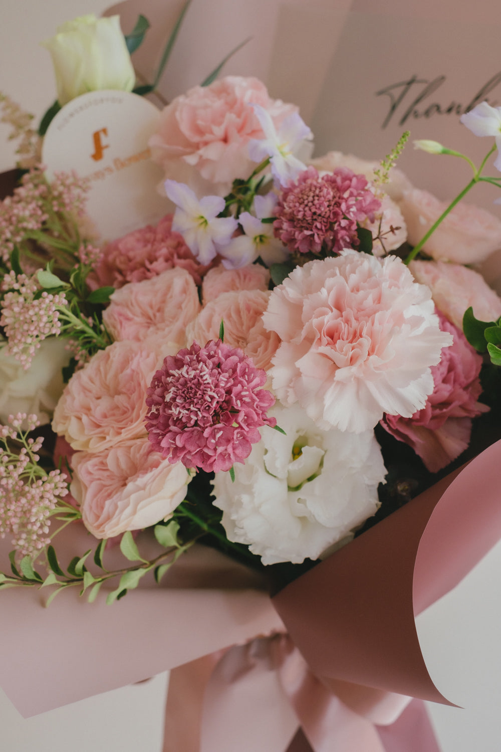 ◆母の日限定◆Message Bouquet／メッセージブーケ　メロウピンク／生花・花束
