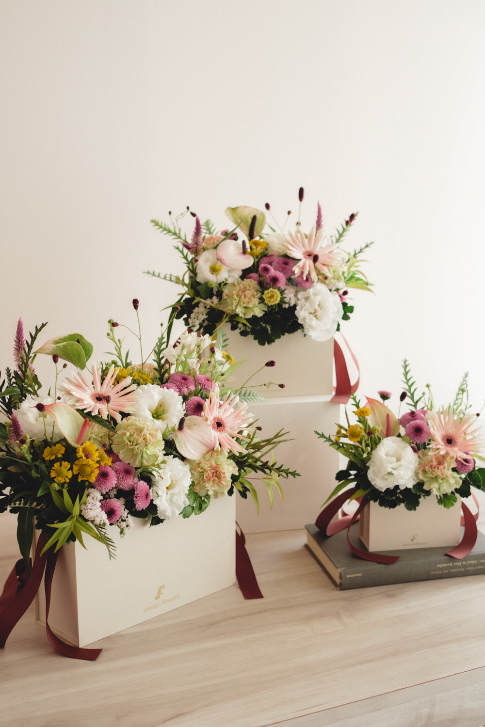 ◆8/19-9/30お届け限定◆Flower BAG No.1/フラワーバッグアレンジ サンリットブルーム/生花