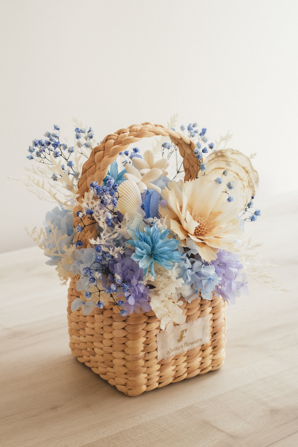 ◇季節限定デザイン◇Flower BAG No.3 ／スクエアカゴバッグ コフレ
