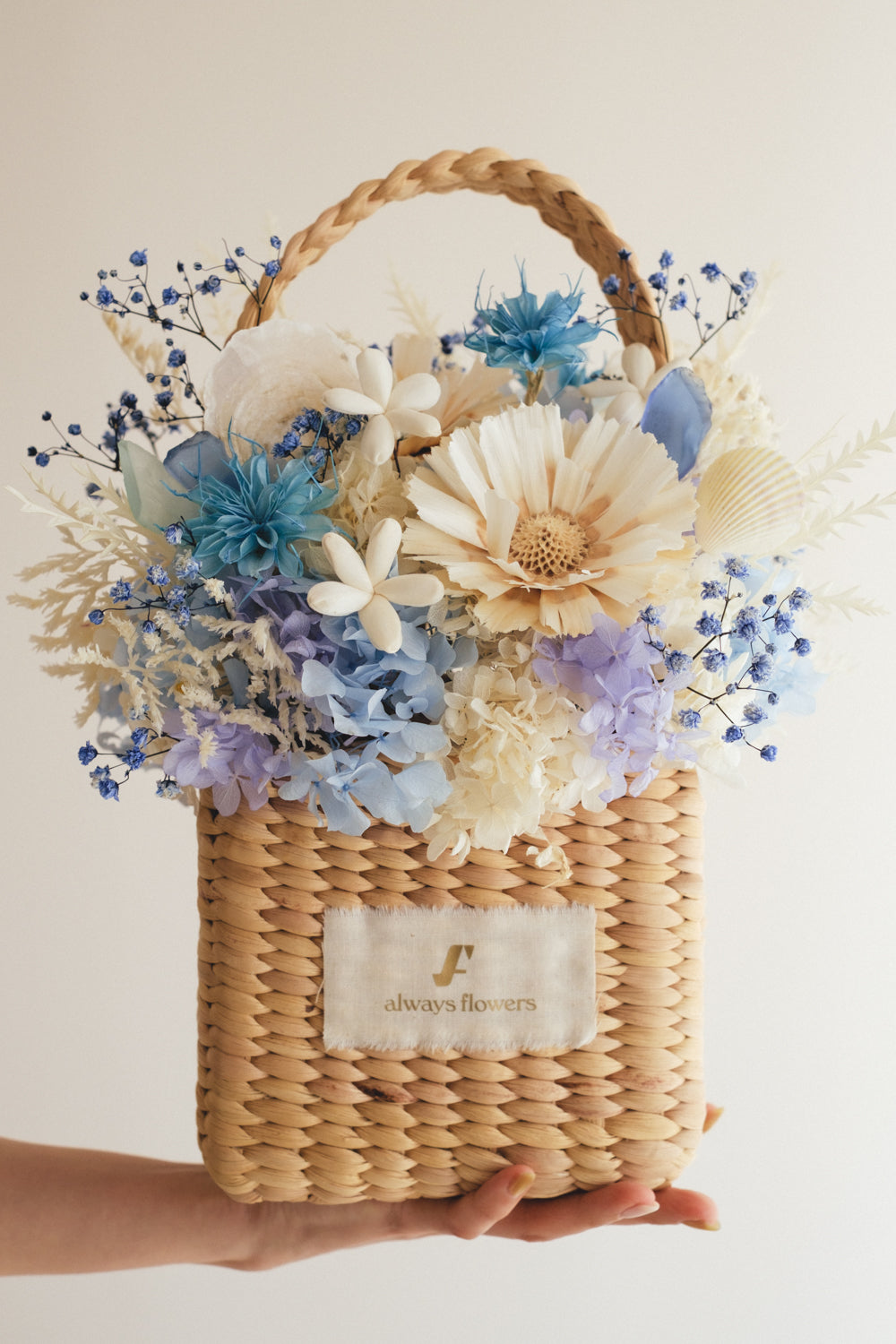 ◇季節限定デザイン◇Flower BAG No.3 ／スクエアカゴバッグ コフレ