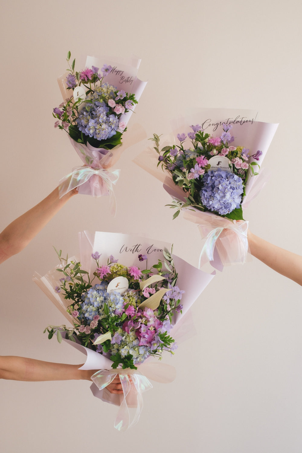◆6/2-7/10お届け限定◆Message Bouquet／メッセージブーケ　シャボンマジック／生花・花束