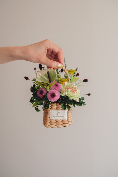 ◆8/19-9/30お届け限定◆Flower BAG No.3／フラワーバッグアレンジ　サンリットガーデン／生花