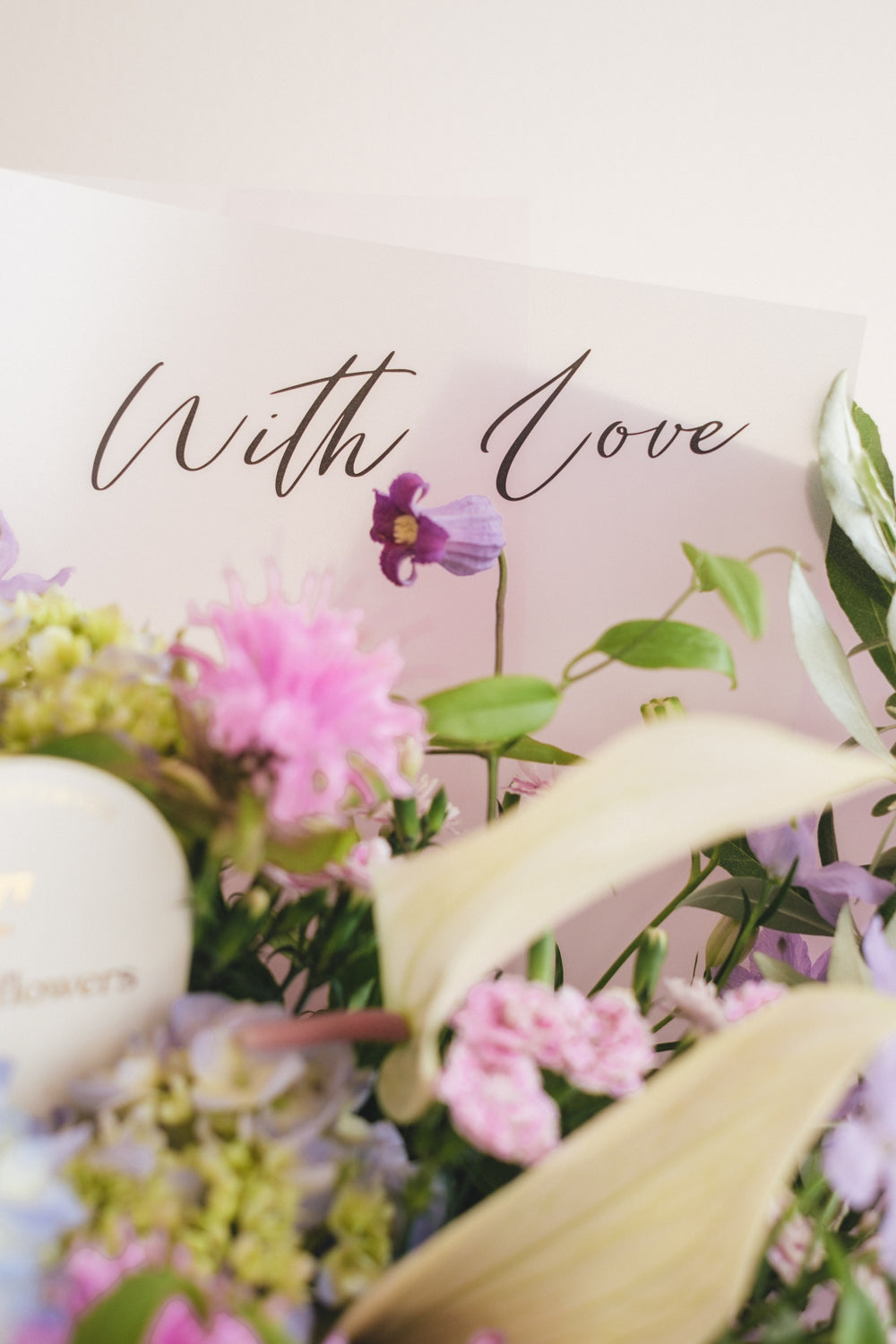 ◆6/2-7/10お届け限定◆Message Bouquet／メッセージブーケ　シャボンマジック／生花・花束