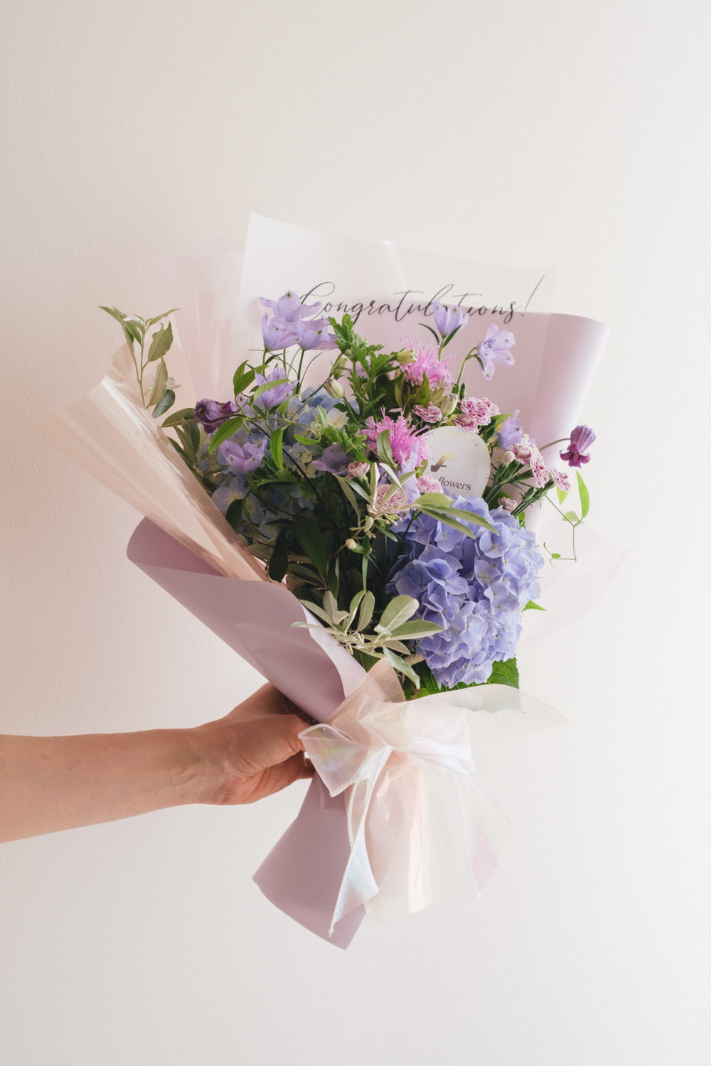◆6/2-7/10お届け限定◆Message Bouquet／メッセージブーケ　シャボンマジック／生花・花束