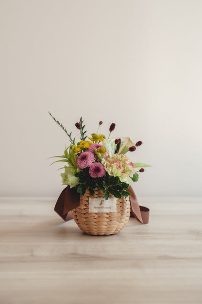 ◆8/19-9/30お届け限定◆Flower BAG No.2／フラワーバッグアレンジ　サマーメモリー／生花