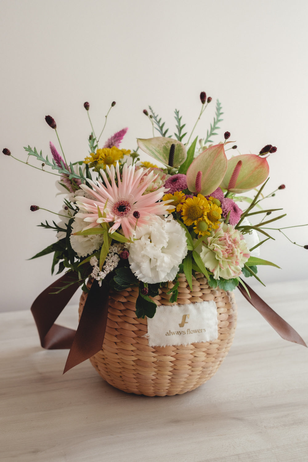 ◆8/19-9/30お届け限定◆Flower BAG No.2／フラワーバッグアレンジ　サマーメモリー／生花