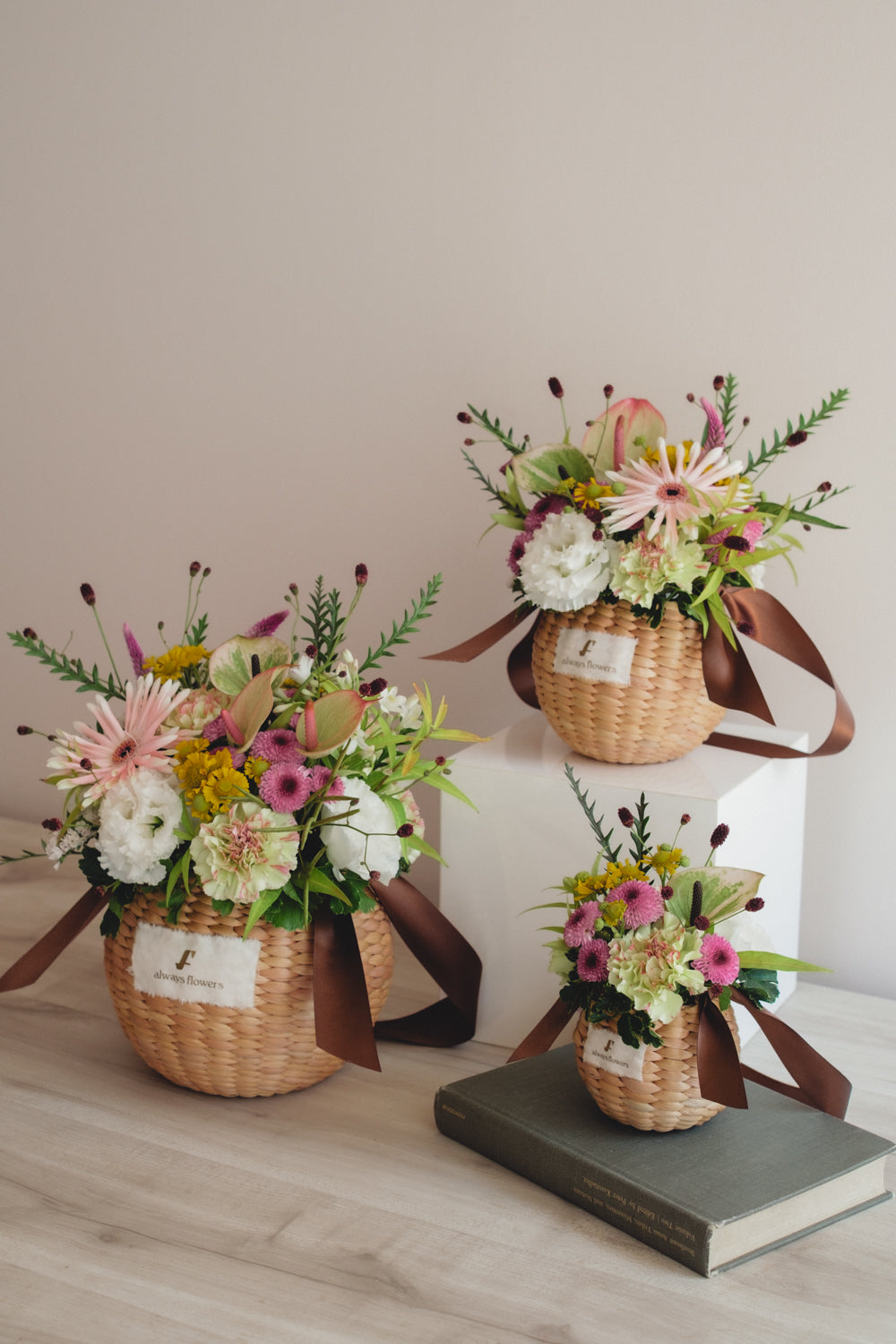 ◆8/19-9/30お届け限定◆Flower BAG No.2／フラワーバッグアレンジ　サマーメモリー／生花