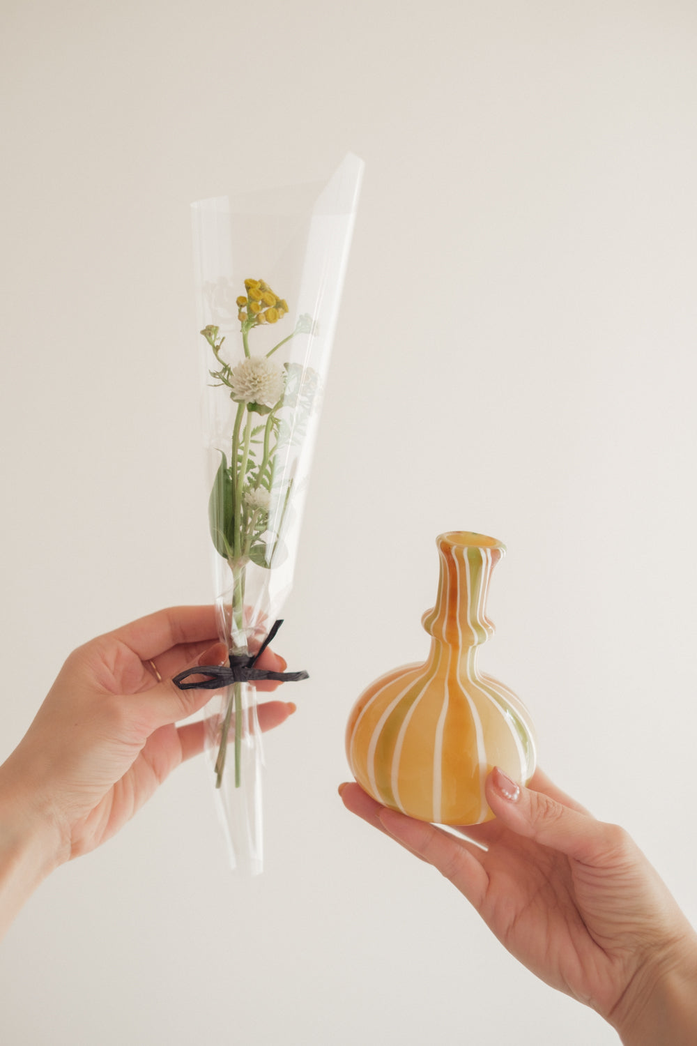 NEW◆Flower Vase／花器・フラワーベース＆お花／ジェリーフィッシュ
