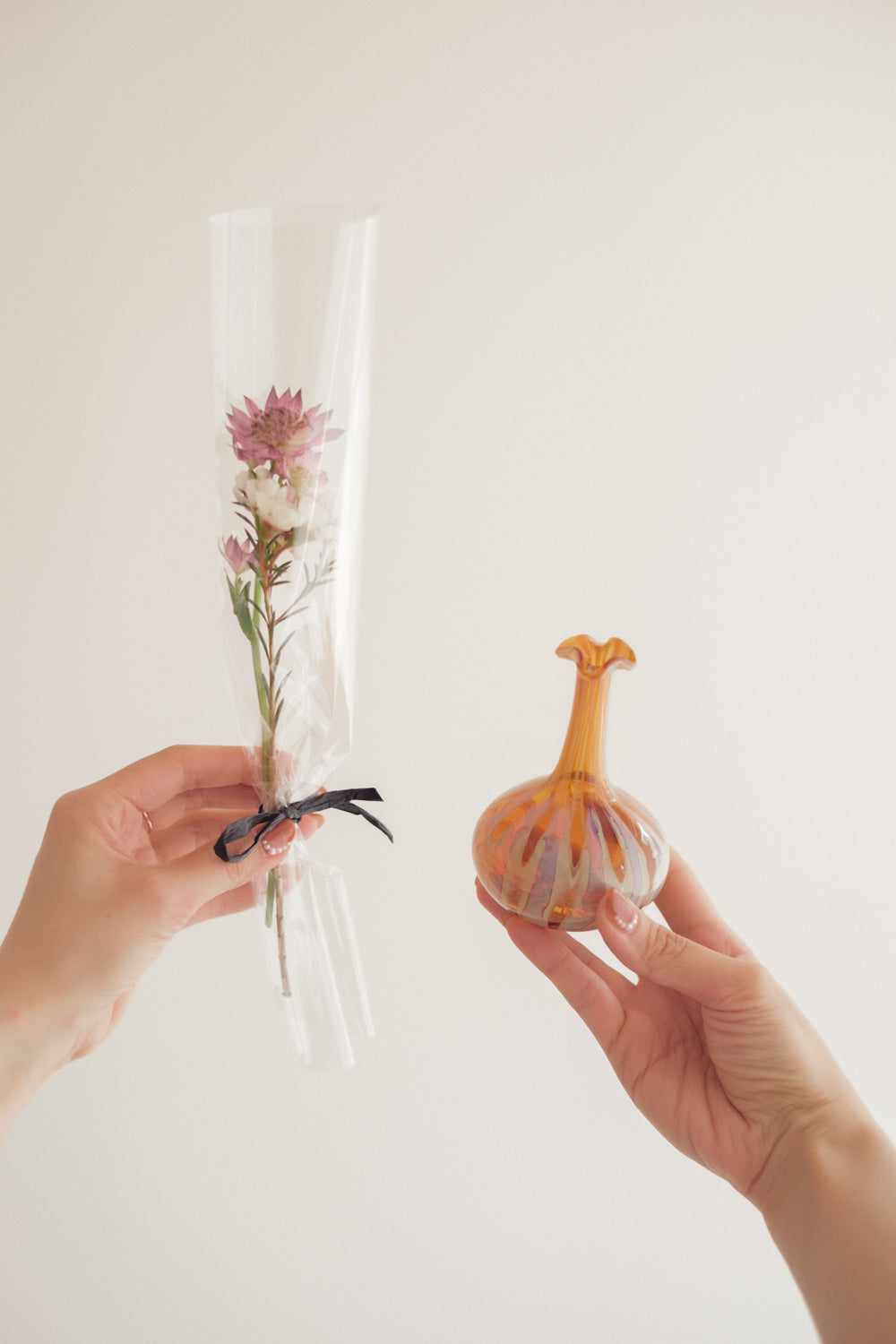 NEW◆Flower Vase／花器・フラワーベース＆お花／ジェリーフィッシュ