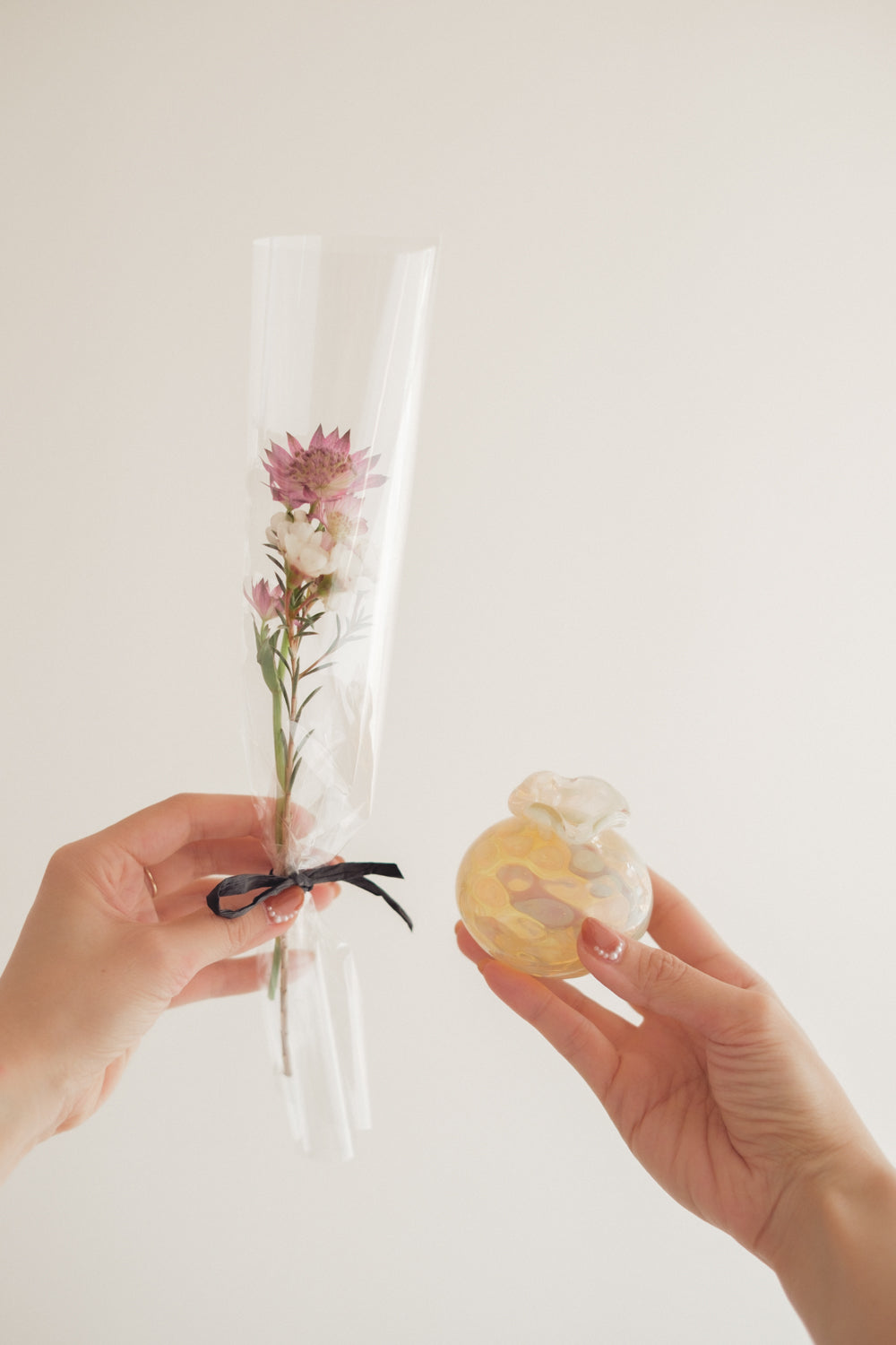 NEW◆Flower Vase／花器・フラワーベース＆お花／ジェリーフィッシュ