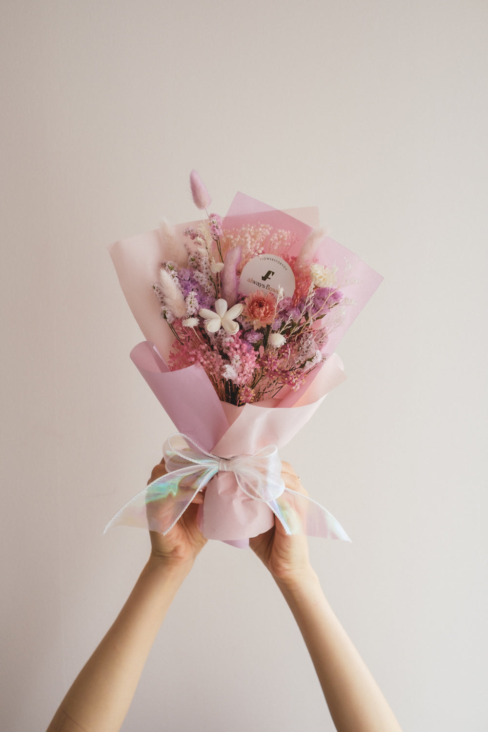 NEW◆Message Bouquet／メッセージブーケ　ピンキードロップ／ドライ・プリザーブドフラワー