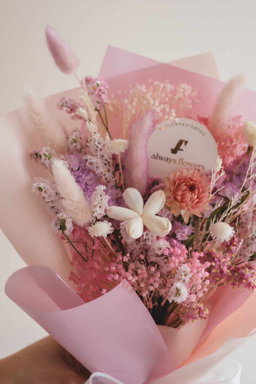 NEW◆Message Bouquet／メッセージブーケ　ピンキードロップ／ドライ・プリザーブドフラワー