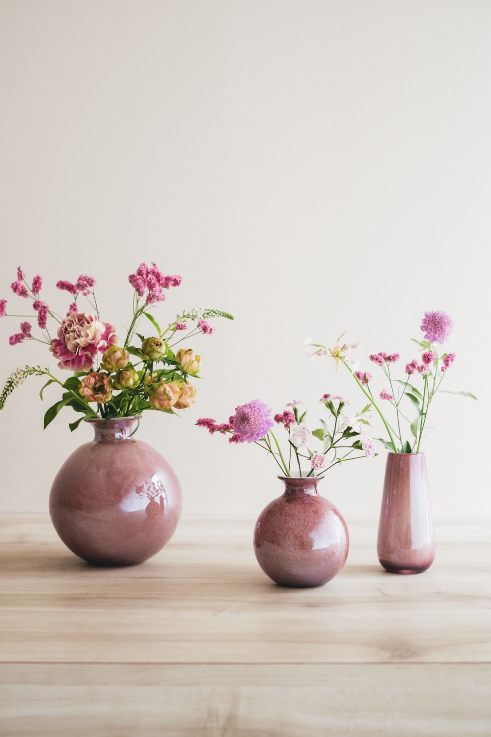 Flower Vase/花器・フラワーベース/FIDRIO Mauve