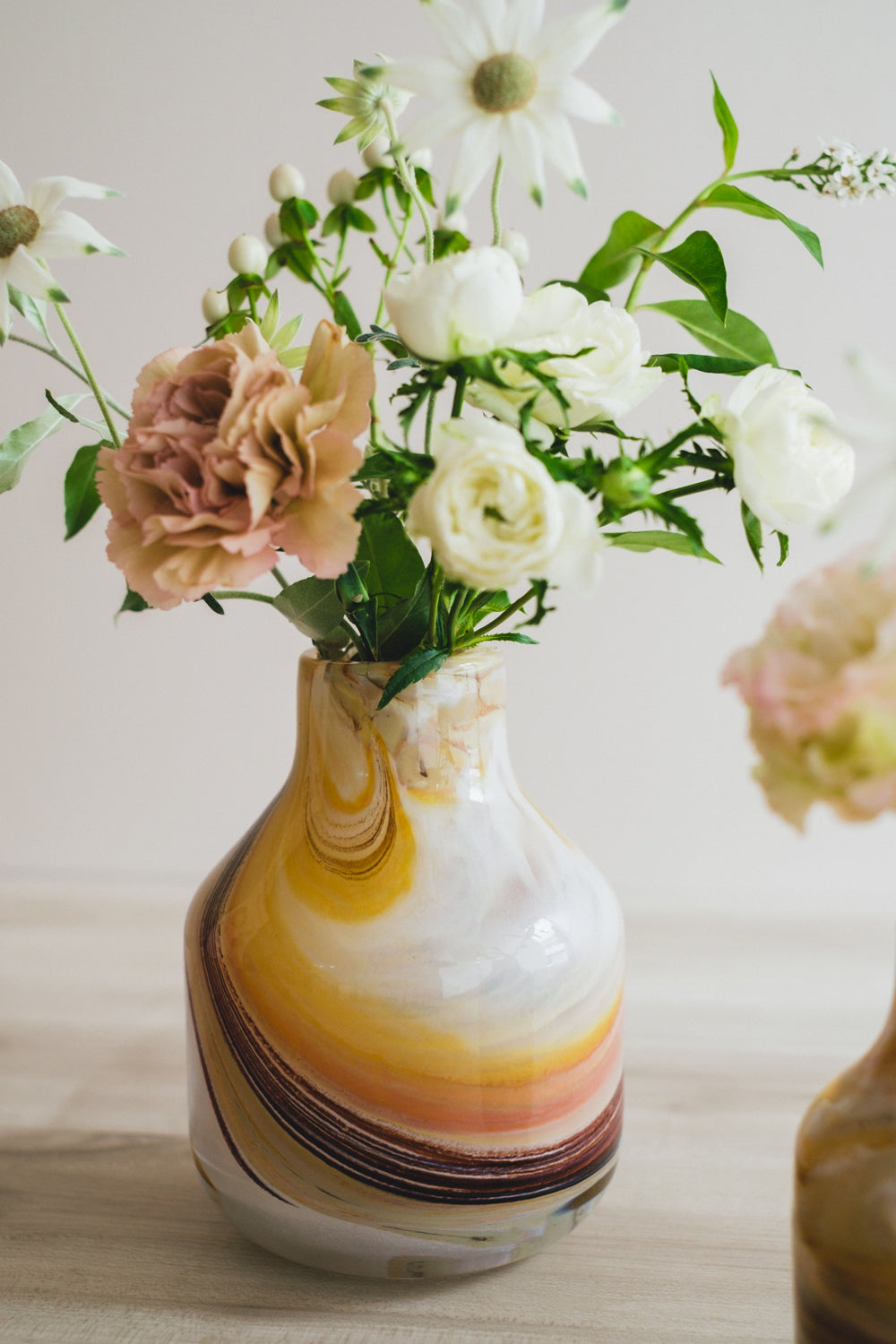 Flower Vase／花器・フラワーベース／FIDRIO　Brown Mixed