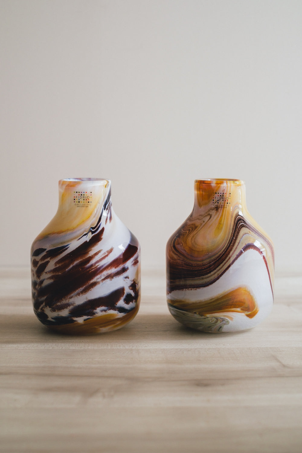 Flower Vase／花器・フラワーベース／FIDRIO　Brown Mixed