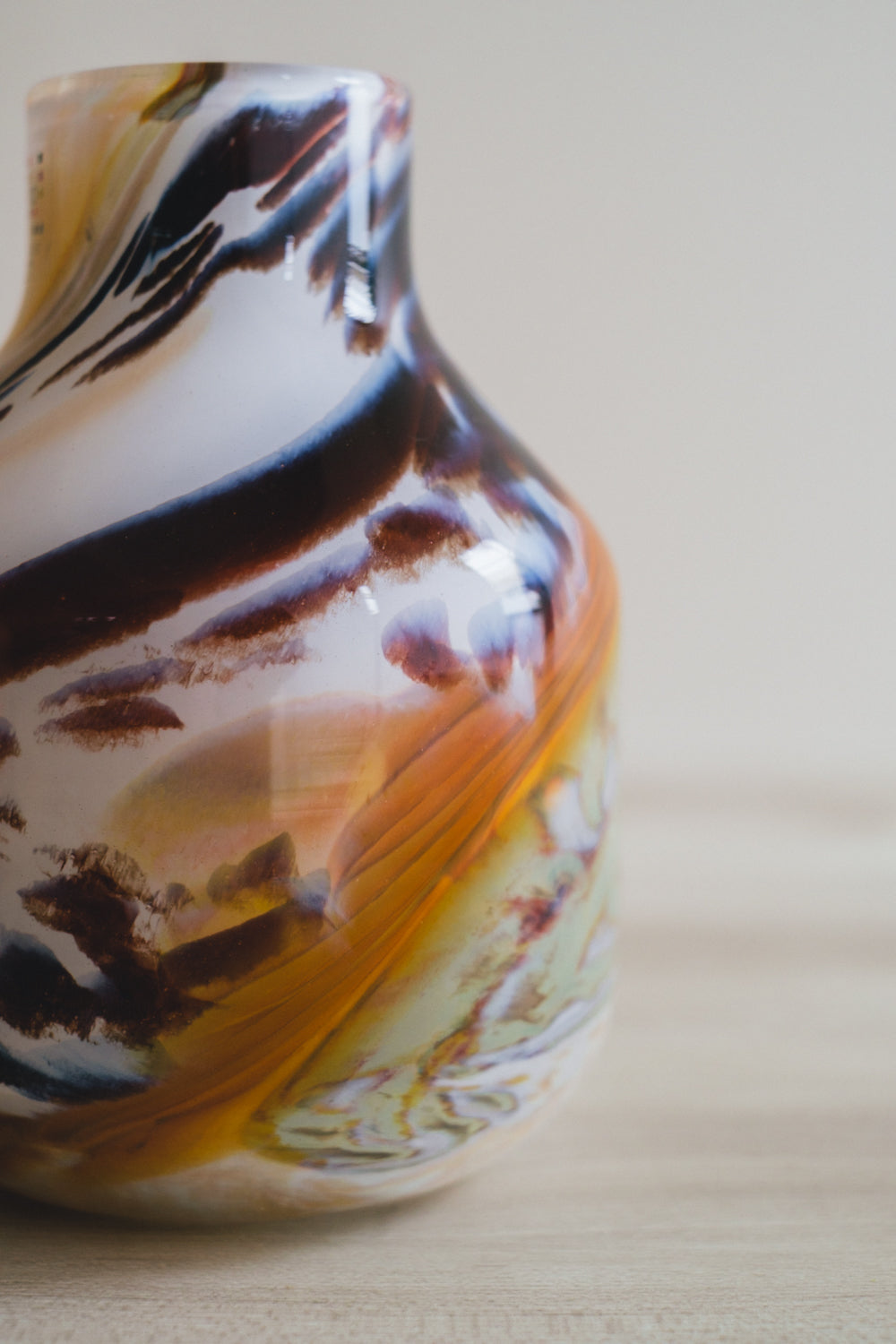 Flower Vase／花器・フラワーベース／FIDRIO　Brown Mixed