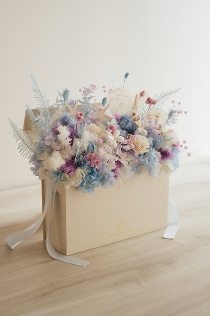 ◆季節限定◆Flower BAG No.1／フラワーバッグアレンジ　シードリーム／ドライ&amp;プリザーブドフラワー
