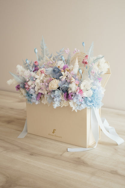 ◆季節限定◆Flower BAG No.1／フラワーバッグアレンジ　シードリーム／ドライ&amp;プリザーブドフラワー