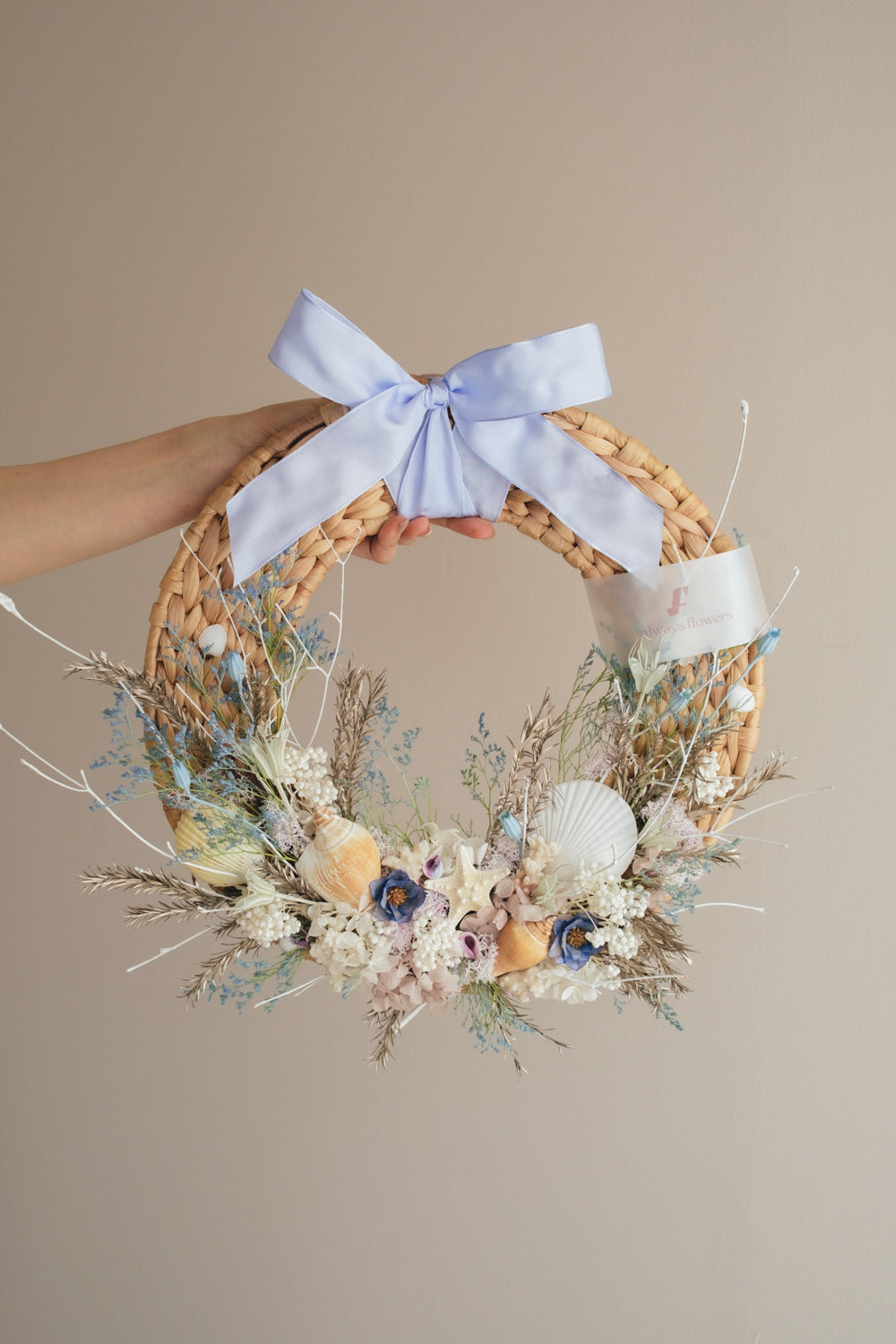 ◆季節限定◆Disc Wreath／ディスクリース　シージュエリー／ドライフラワー＆プリザーブドフラワー