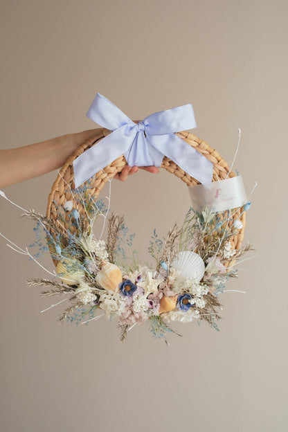◆季節限定◆Disc Wreath／ディスクリース　シージュエリー／ドライフラワー＆プリザーブドフラワー