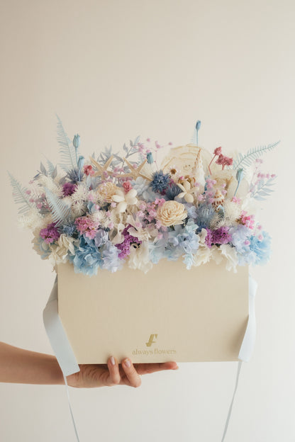 ◆季節限定◆Flower BAG No.1／フラワーバッグアレンジ　シードリーム／ドライ&amp;プリザーブドフラワー