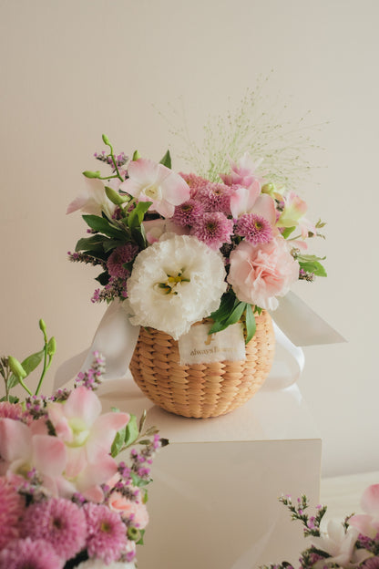 ◆7/14-8/31お届け限定◆Flower BAG No.2／フラワーバッグアレンジ　メモワール／生花