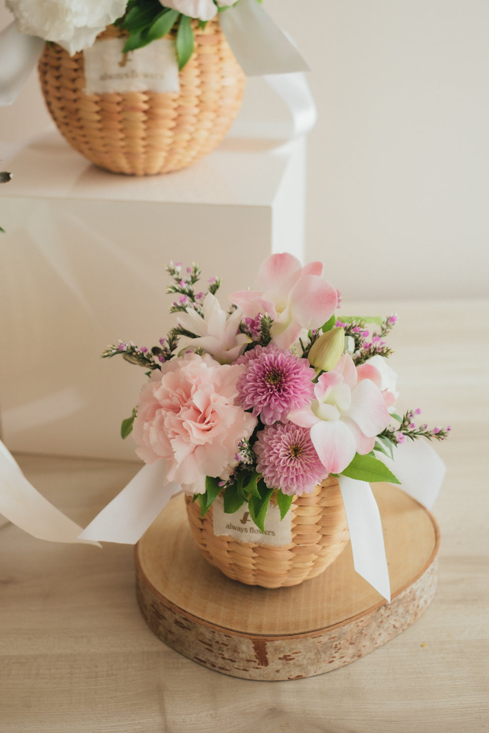 ◆7/14-8/31お届け限定◆Flower BAG No.2／フラワーバッグアレンジ　メモワール／生花