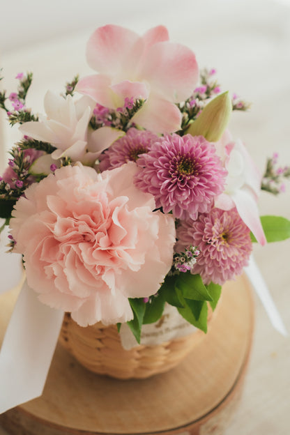 ◆7/14-8/31お届け限定◆Flower BAG No.2／フラワーバッグアレンジ　メモワール／生花