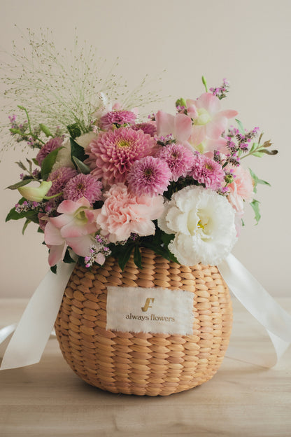 ◆7/14-8/31お届け限定◆Flower BAG No.2／フラワーバッグアレンジ　メモワール／生花
