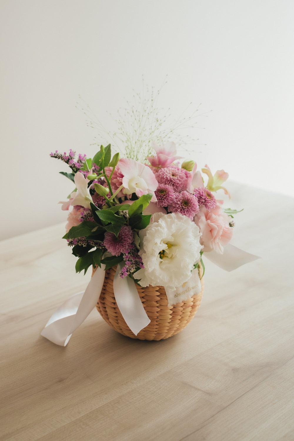 ◆7/14-8/31お届け限定◆Flower BAG No.2／フラワーバッグアレンジ　メモワール／生花