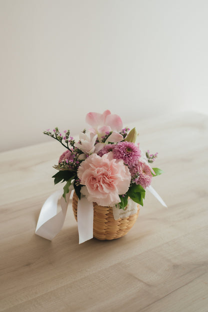◆7/14-8/31お届け限定◆Flower BAG No.2／フラワーバッグアレンジ　メモワール／生花