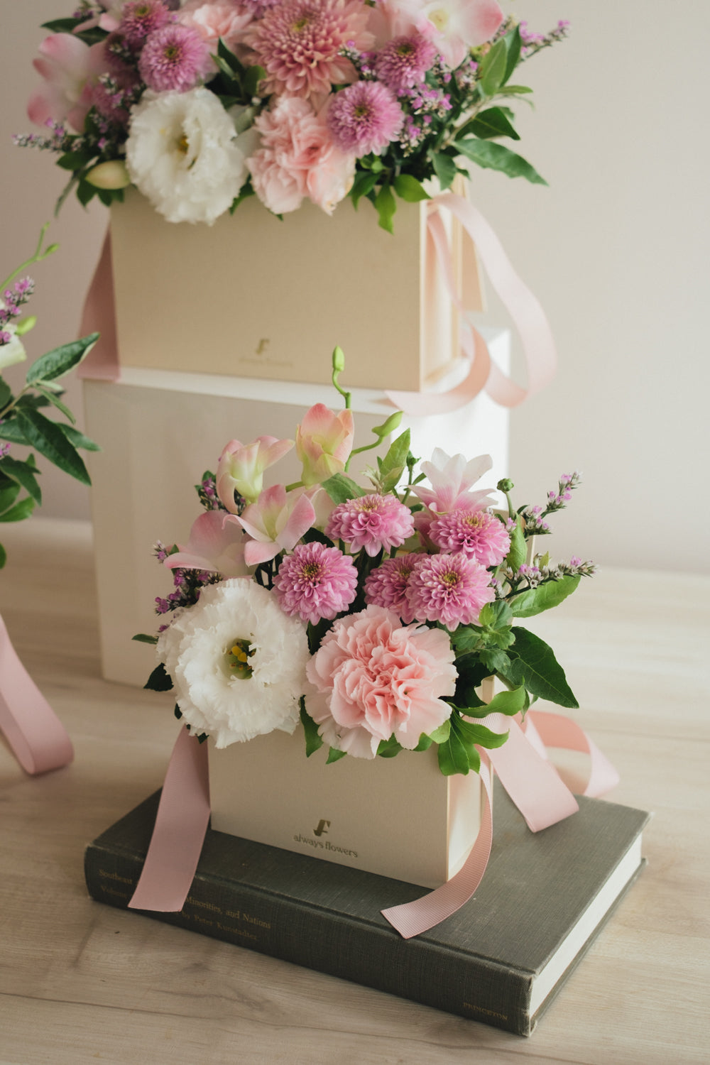 ◆7/14-8/31お届け限定◆Flower BAG No.1／フラワーバッグアレンジ　グラティテュード／生花