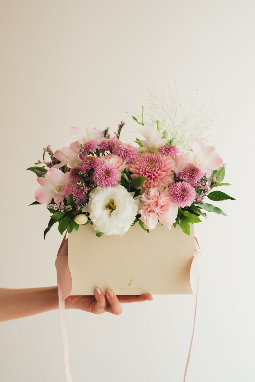 ◆7/14-8/31お届け限定◆Flower BAG No.1／フラワーバッグアレンジ　グラティテュード／生花