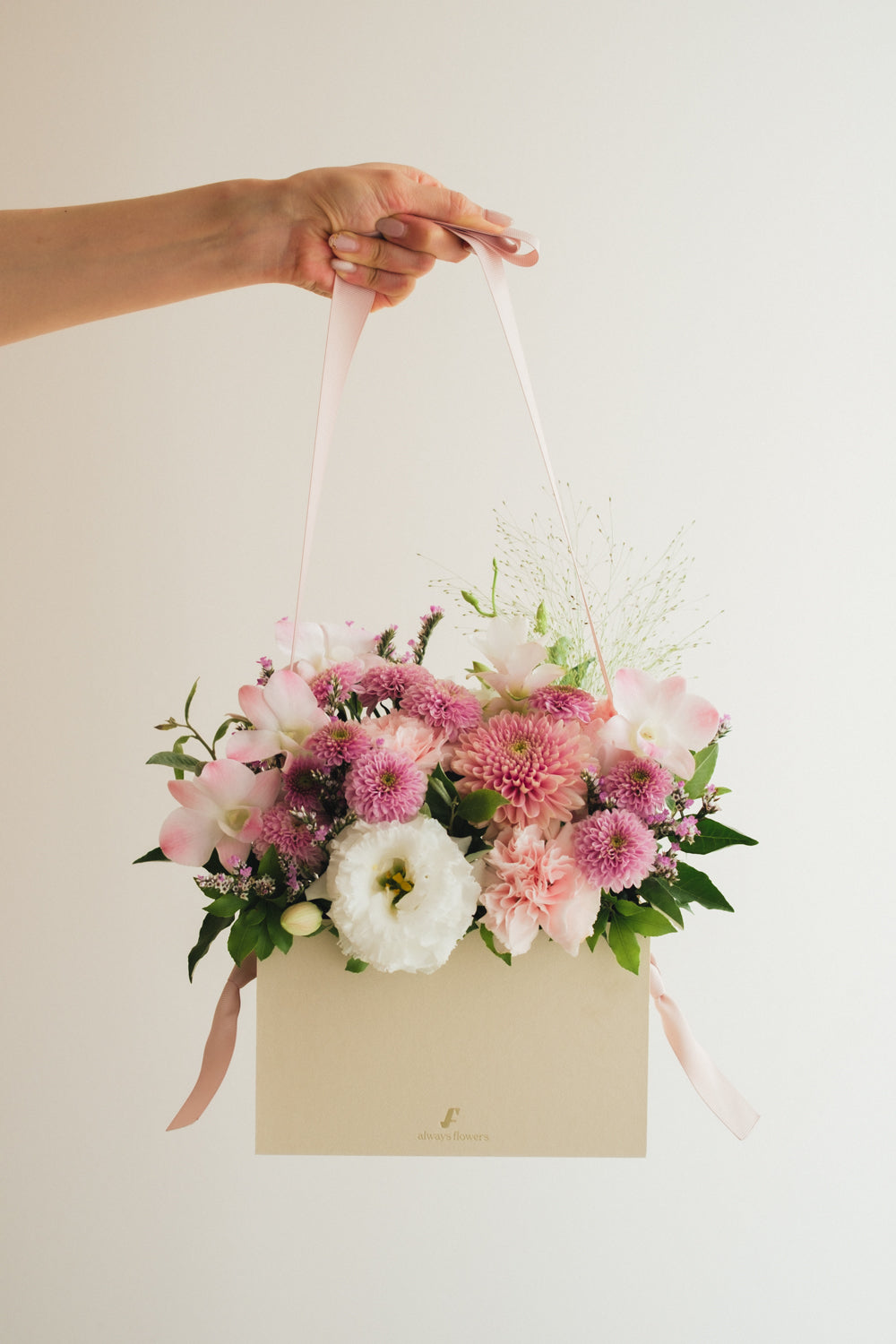 ◆7/14-8/31お届け限定◆Flower BAG No.1／フラワーバッグアレンジ　グラティテュード／生花