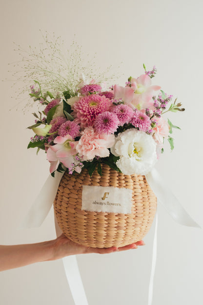 ◆7/14-8/31お届け限定◆Flower BAG No.2／フラワーバッグアレンジ　メモワール／生花