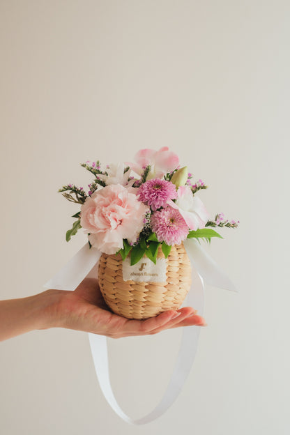 ◆7/14-8/31お届け限定◆Flower BAG No.2／フラワーバッグアレンジ　メモワール／生花