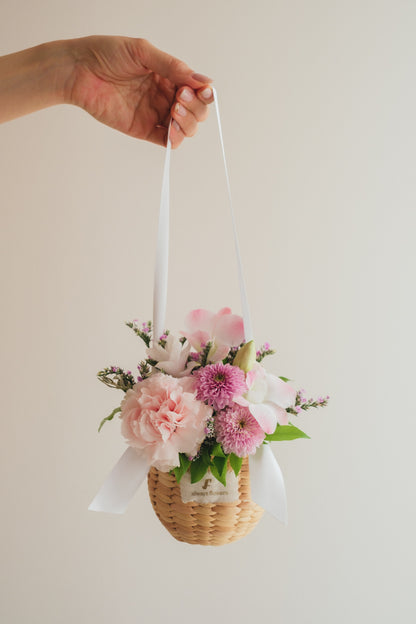 ◆7/14-8/31お届け限定◆Flower BAG No.2／フラワーバッグアレンジ　メモワール／生花