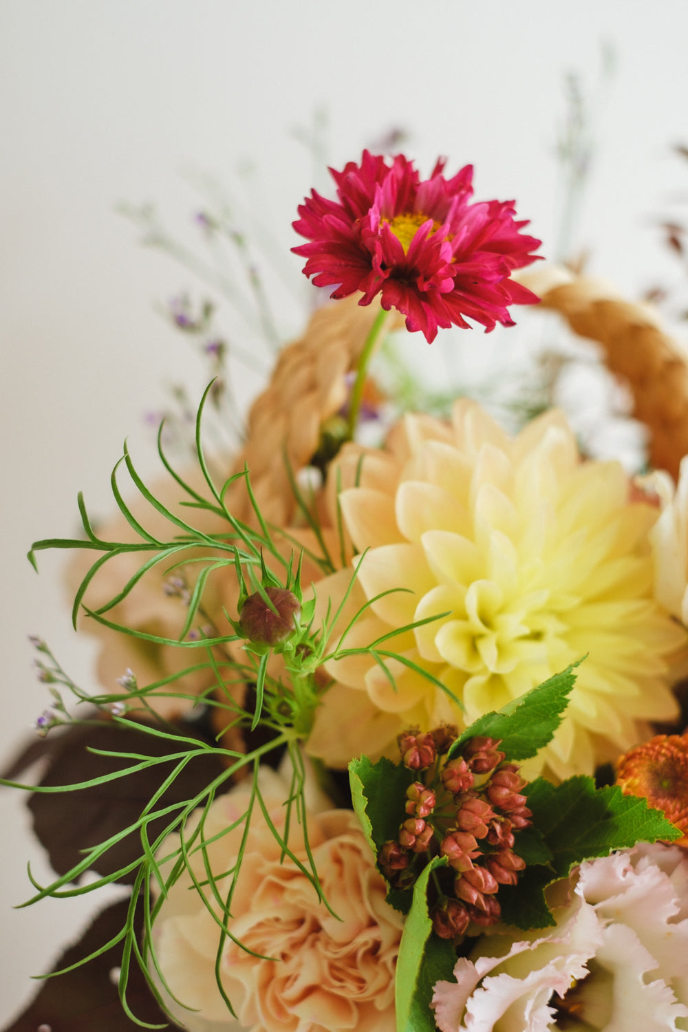 ◆10/4-11/30お届け限定◆Flower BAG No.3／フラワーバッグアレンジ　ダリアチャーム／生花
