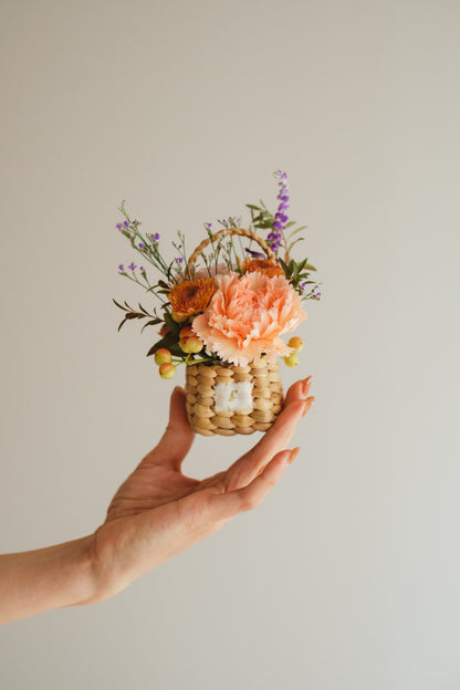 ◆10/4-11/30お届け限定◆Flower BAG No.3／フラワーバッグアレンジ　ダリアチャーム／生花
