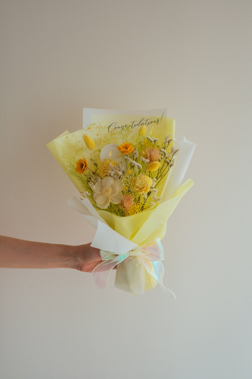 NEW◆Message Bouquet／メッセージブーケ　ビタミンドロップ／ドライ・プリザーブドフラワー