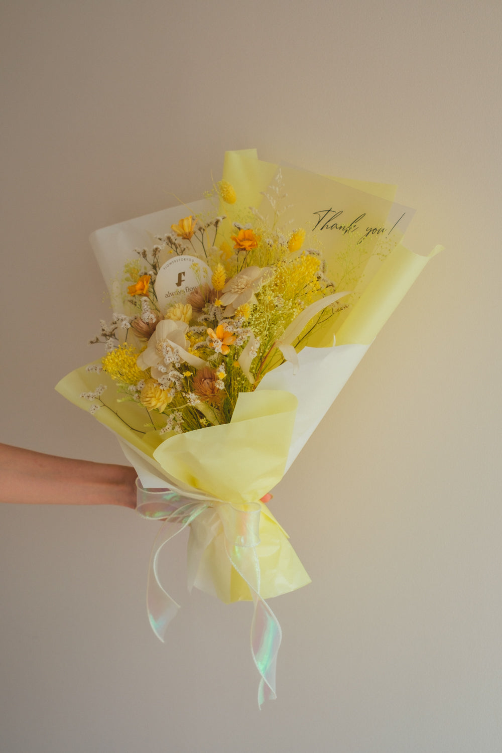 NEW◆Message Bouquet／メッセージブーケ　ビタミンドロップ／ドライ・プリザーブドフラワー