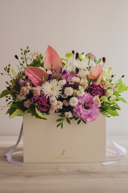 ◆8/27-10/31お届け限定◆Flower BAG No.1／フラワーバッグアレンジ　ネイチャーリヴ／生花