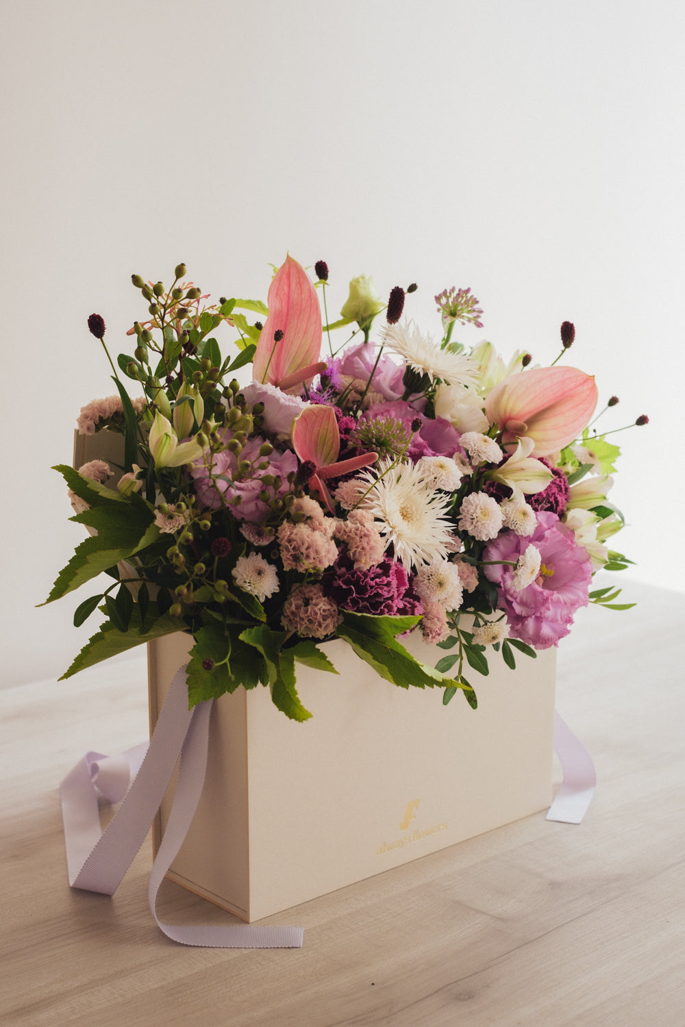 ◆8/27-10/31お届け限定◆Flower BAG No.1／フラワーバッグアレンジ　ネイチャーリヴ／生花