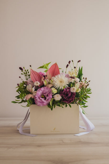 ◆8/27-10/31お届け限定◆Flower BAG No.1／フラワーバッグアレンジ　ネイチャーリヴ／生花