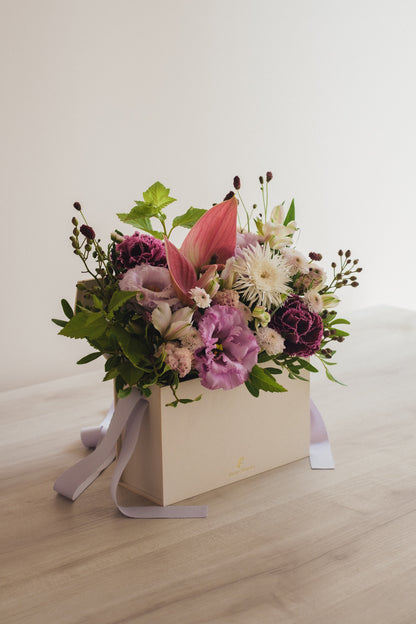 ◆8/27-10/31お届け限定◆Flower BAG No.1／フラワーバッグアレンジ　ネイチャーリヴ／生花