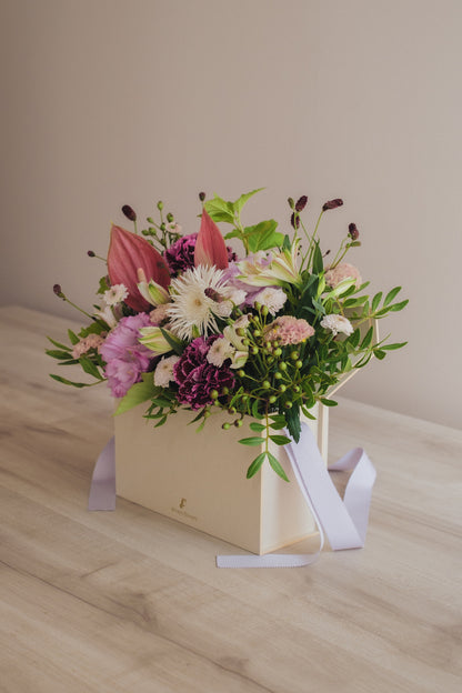 ◆8/27-10/31お届け限定◆Flower BAG No.1／フラワーバッグアレンジ　ネイチャーリヴ／生花