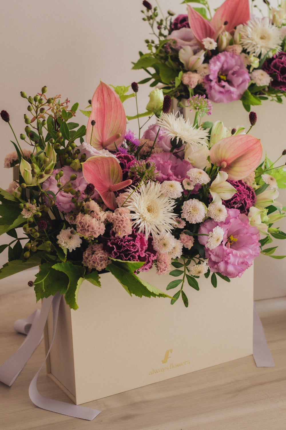 ◆8/27-10/31お届け限定◆Flower BAG No.1／フラワーバッグアレンジ　ネイチャーリヴ／生花