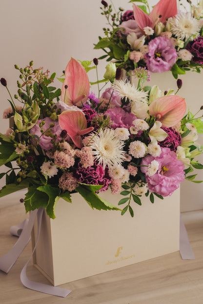 ◆8/27-10/31お届け限定◆Flower BAG No.1／フラワーバッグアレンジ　ネイチャーリヴ／生花