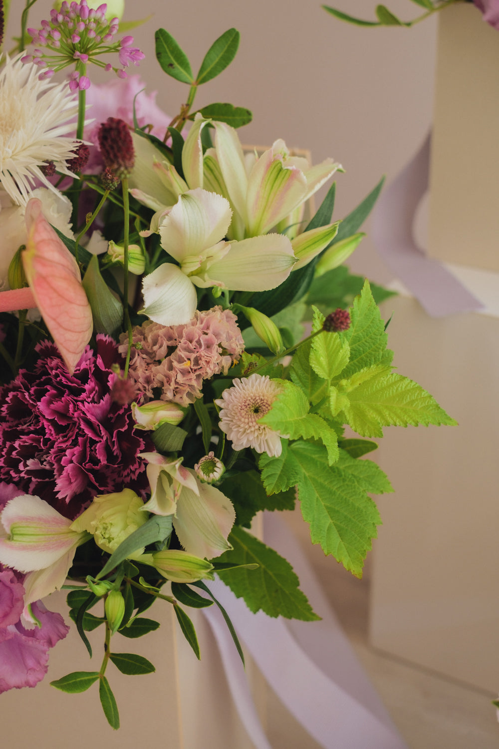 ◆8/27-10/31お届け限定◆Flower BAG No.1／フラワーバッグアレンジ　ネイチャーリヴ／生花