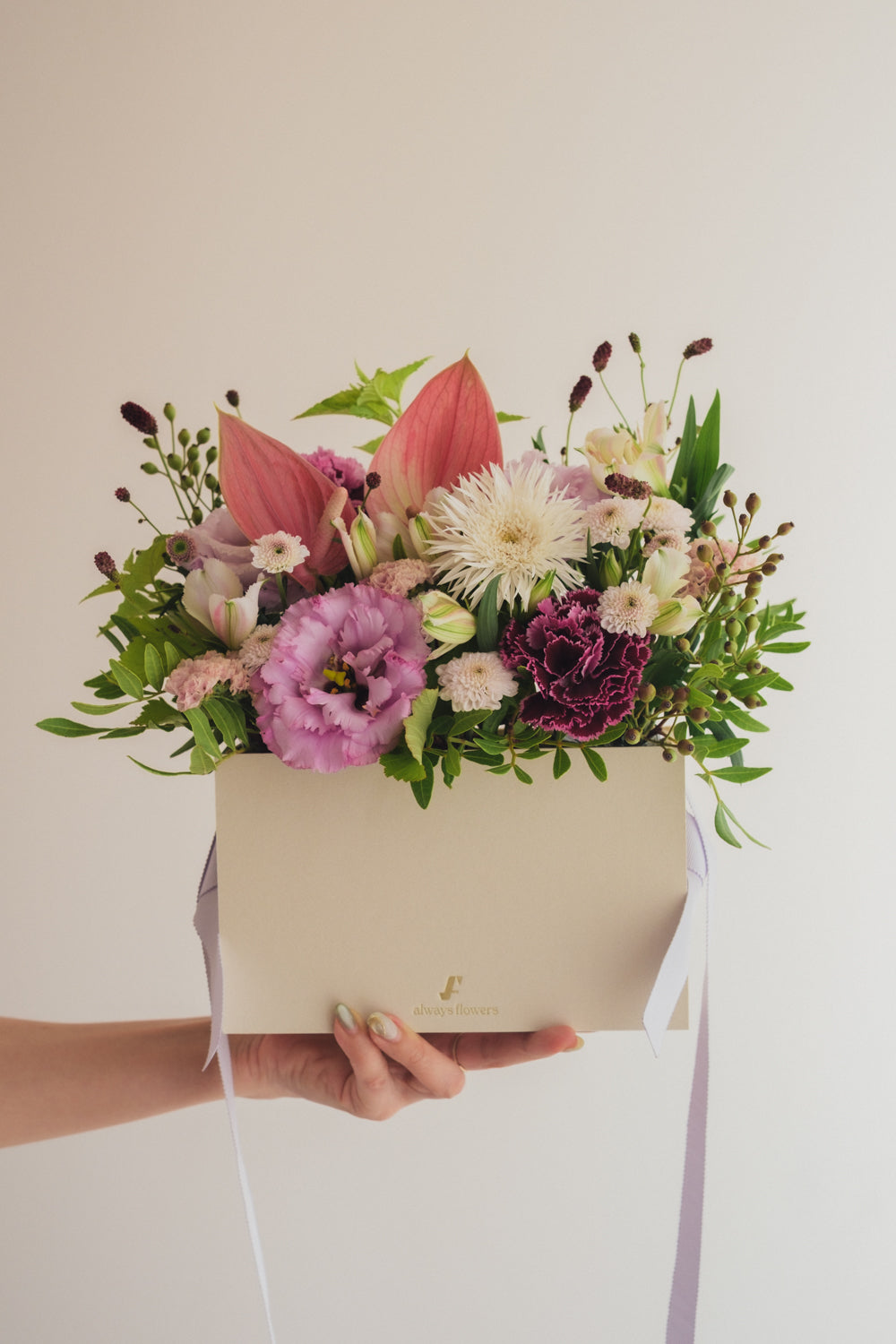 ◆8/27-10/31お届け限定◆Flower BAG No.1／フラワーバッグアレンジ　ネイチャーリヴ／生花